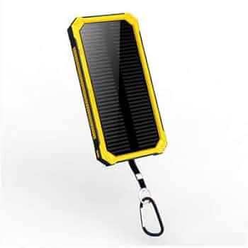 Amazon | ソーラー携帯電話パワーバンク 太陽光 充電器 20000